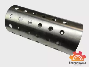 Stainless Steel Perforated Flask Without Flange